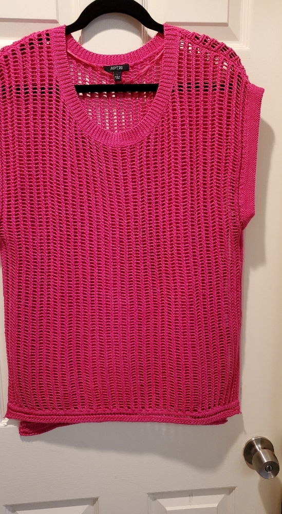 Apt. 9, size L, open knit sweater or cover up